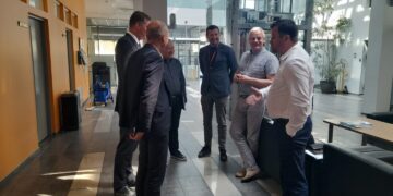 Kalvarijos savivaldybės meras diskutavo su AB „Lietuvos regionų kelių direkcija“ vadovybe