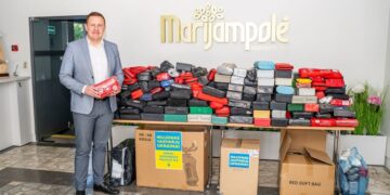 Marijampolės savivaldybė aktyviai dalyvavo akcijoje „Milijonas vaistinėlių Ukrainai“