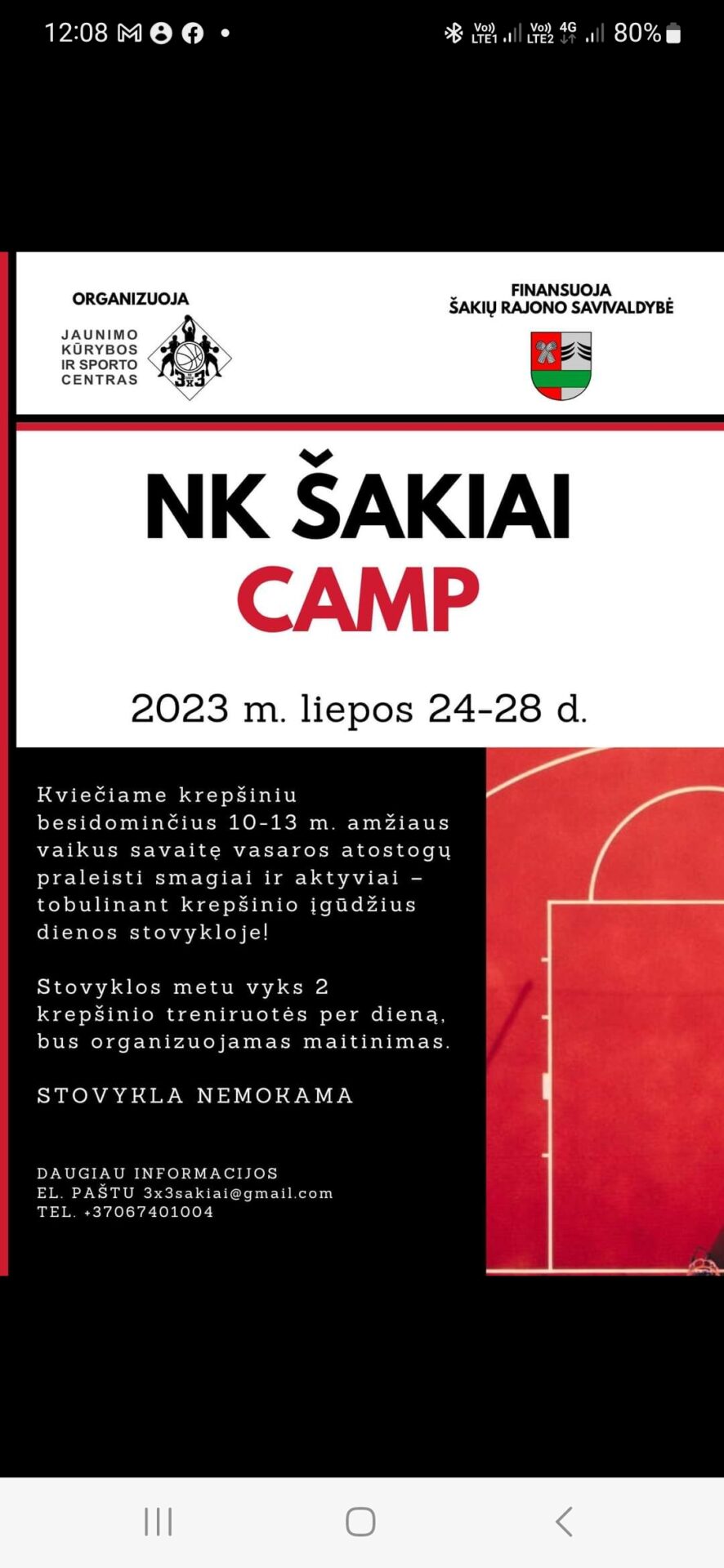 NK Šakiai Camp