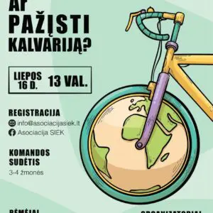 Orientacinės dviračių varžybos Kalvarijoje