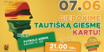 Tautiška giesmė Marijampolėje