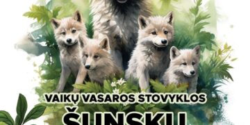 Vaikų vasaros stovyklos „Šunskų vilkiukai” uždarymo vakaras
