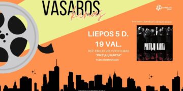 Vasaros kinas lauko LED ekrane „Piktųjų karta“ (rež. E. Vėlyvis)