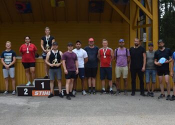 Kazlų Rūdos diskgolfo lygos trečiąjį etapą laimėjo M.Kopustinskas