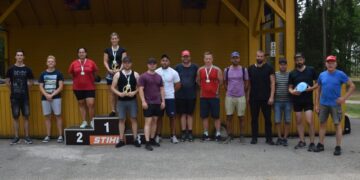 Kazlų Rūdos diskgolfo lygos trečiąjį etapą laimėjo M.Kopustinskas