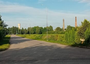 Vienoje svarbiausių Vilkaviškio gatvių atnaujintas apšvietimas