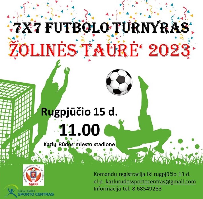 7x7 futbolo turnyras „Žolinės Taurė' 2023“