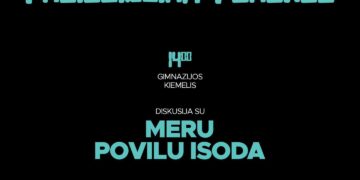 Diskusija su Marijampolės savivaldybės meru Povilu Isoda