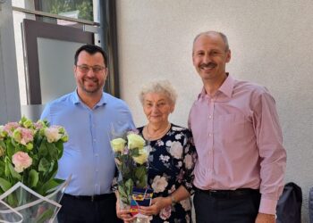 Gimtadienio proga pasveikinta Liuda Bučinskienė