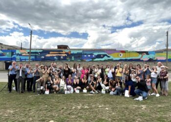 Marijampolėje - didžiausias sieninės tapybos darbas šalyje