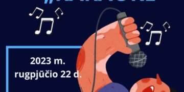 Muzikinė valandėlė „Karaoke“