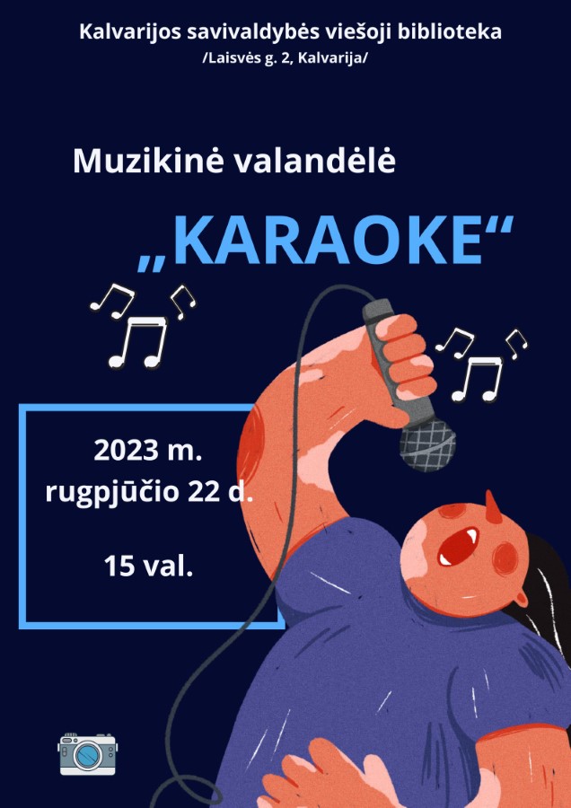 Muzikinė valandėlė „Karaoke“