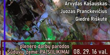 Plenerų darbo parodos atidarymas