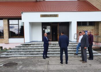 Šakių rajono savivaldybės vadovai apsilankė Griškabūdžio seniūnijoje