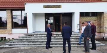 Šakių rajono savivaldybės vadovai apsilankė Griškabūdžio seniūnijoje