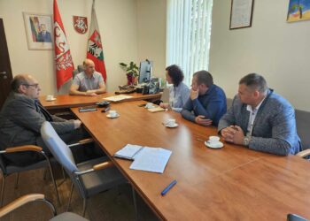 Savivaldybėje lankėsi žemės ūkio kooperatyvo „Baltas“ atstovai