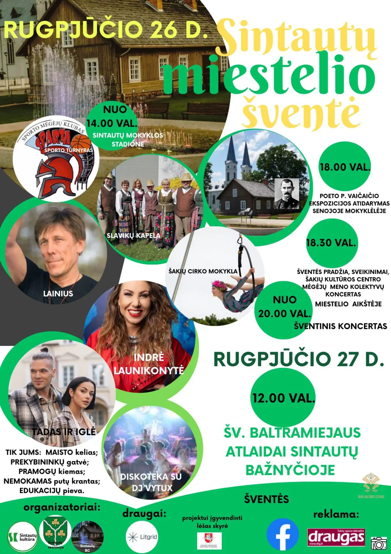 Sintautų miestelio šventė | Sūduvos Gidas