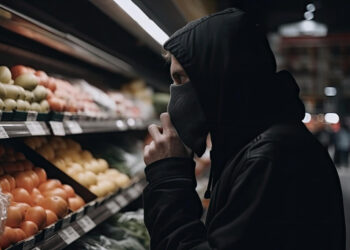 Neblaivus vyras bandė apiplėšti parduotuvę