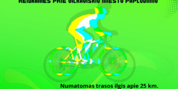 Dviračių žygis Vilkaviškyje