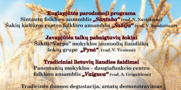 Edukacinė duonos šventė „Su savo duona visur rasi suolą“