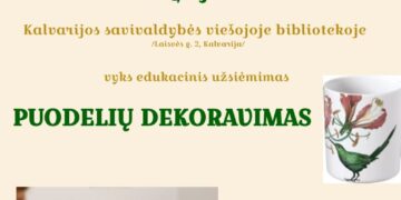 Edukacinis užsiėmimas „Puodelių dekoravimas“