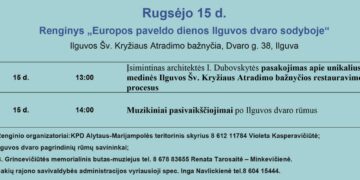 Europos paveldo dienos ‘23 Ilguvoje