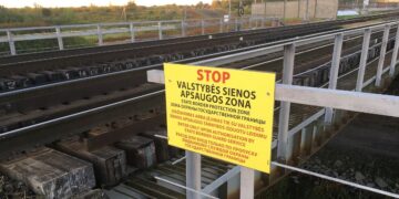 Geležinkelio priežiūros darbus vykdęs lietuvis netyčia įžengė į Rusijos pusę