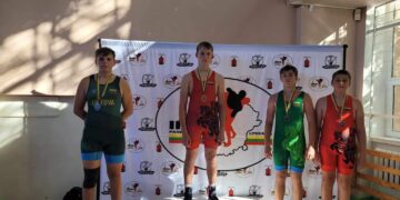 Graikų-romėnų imtynių žaidynėse - marijampoliečių medaliai