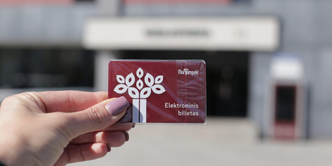 Marijampolės viešojo transporto elektroninio bilieto kortelę galima įsigyti bibliotekoje
