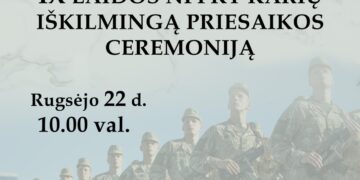 IX laidos NPPKT karių priesaikos ceremonija