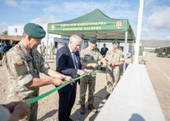 Marijampolėje atidaryta nuolatinė modulinė stovykla „Vytenis“