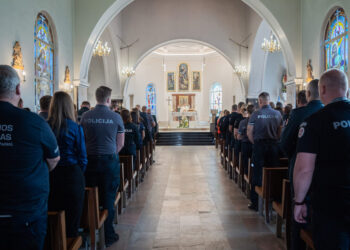 Marijampolėje paminėta policijos diena