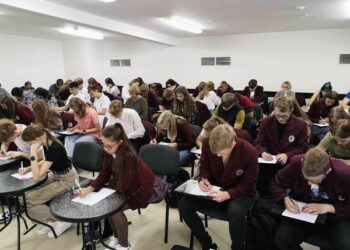 Šakių viešojoje bibliotekoje rašytas „Mažasis diktantas“