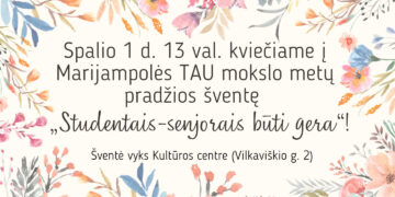 TAU Mokslo metų pradžios šventė