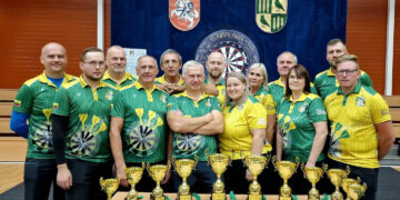 Vilkaviškyje Lietuvos smiginio reitingo varžybos „Sūduvos taurė 2023“