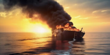 Vilkaviškio rajone degė kateris