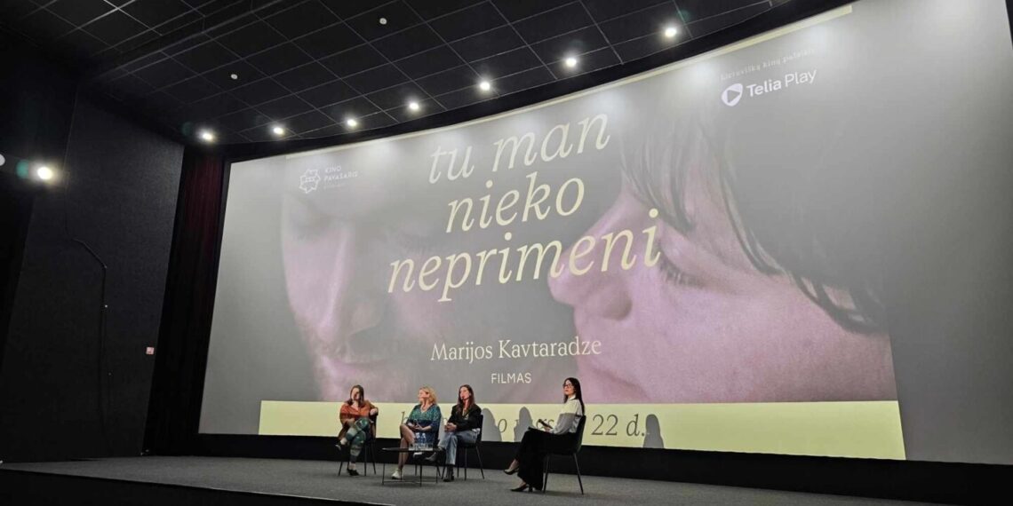 „Spindulio“ kino teatre vyko specialus filmo „Tu man nieko neprimeni“ seansas