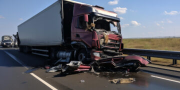 Kelyje „Via Baltica“ susidūrė du vilkikai