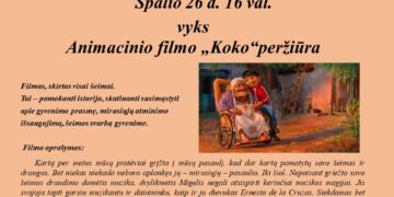 ANIMACINIO FILMO „KOKO“ PERŽIŪRA