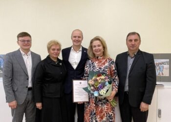 Jubiliejaus proga pasveikinta Vilkaviškio vaikų ir jaunimo centro direktorė