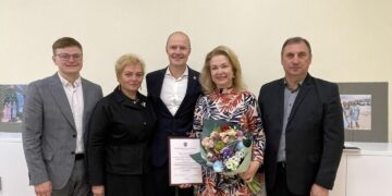 Jubiliejaus proga pasveikinta Vilkaviškio vaikų ir jaunimo centro direktorė