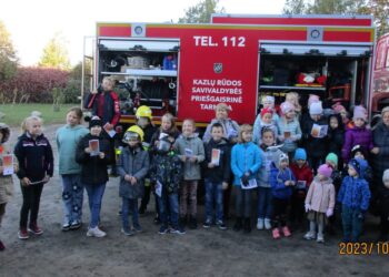 Kazlų Rūdoje vyko civilinės saugos renginys „Kaip išvengti gaisro“