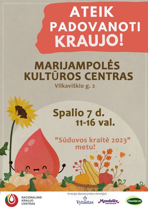 Kraujo donorystės akcija Marijampolėje