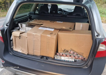 Marijampolės kriminalistai sulaikė didelį kontrabandos krovinį