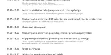 Marijampolės apskrities regioninės kultūros tarybos konferencija