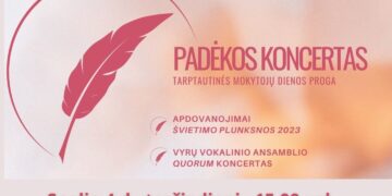 Mokytojų dienos renginys