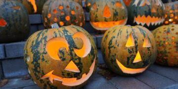 Moliūgų skaptavimo dirbtuvės