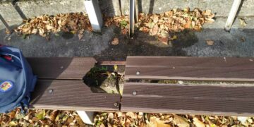 Nuniokotas Rygiškių Jono gimnazijos stadionas