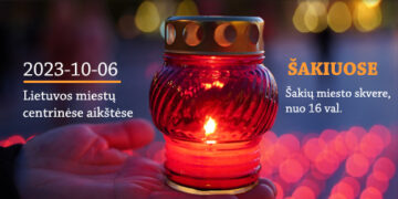 Organų donorų pagerbimo akcija