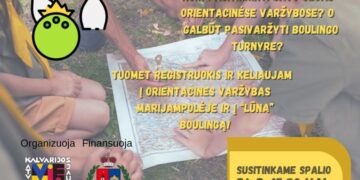 Orientacinės varžybos ir boulingas